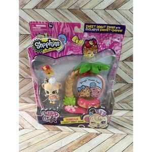 New in Package Shopkins Duncan Sweet Donut Swing Shoppet Miniature Toy